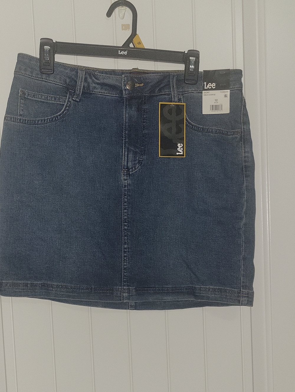 Lee Dark Blue Denim Mini Skirt